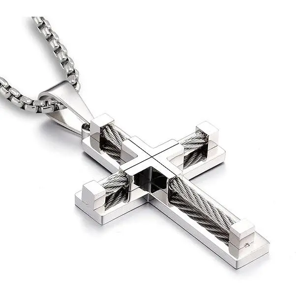 Steel pendant+chain