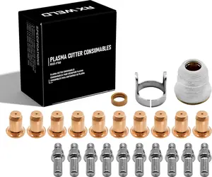 23 count Plasma   IPT-60 PT-60 IPT-40 PT40 Tip 0.039'' 1.0mm Electrode Shield Cap Stand Off