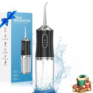 Rechargeable Dental Cleaner 4 Nozzles, Oral Hygiene Tool for All Genders, Portable Water Flosser