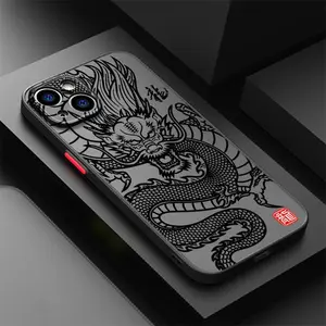 Regal And Cool Dragon Artistic Phone Case  Shockproof Dustproof Phone Case,Compatible with Apple for iPhone 17 16 15 14 13 12 11 PRO MAX PLUS, AIR and iPhone X XS MAX, Ideal Holiday Gift for Friends and Family