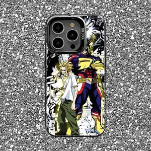 Toshinori Yagi MHA All Might Phone Case For iPhone 17 Air 16 15 14 13 12 11 Pro Max Plus Black Candy Matte Shockproof Cover