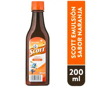 Vitamin Emulsion Scott whit Vitamin A & D more Omega3 from Guatemala 200ml