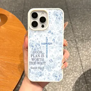 Magnetic Vintage Case for iPhone 17 16 E Pro Max 15 Plus 14 13 12 11 XS XR, Aesthetic God's Plan Scripture Vibes | Lightweight, Shockproof, Silicone, Scratch Resistant, and Cute