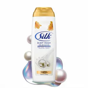 Silk Body Wash 500ml with Pearl Glow – Milk Silk Formula for Skin Like Silk, Moisturizing & Brightening Body Care, Hydrating Shower Gel for Soft, Radiant & Smooth Skin – Luxury Daily Cleanser for Women & Men