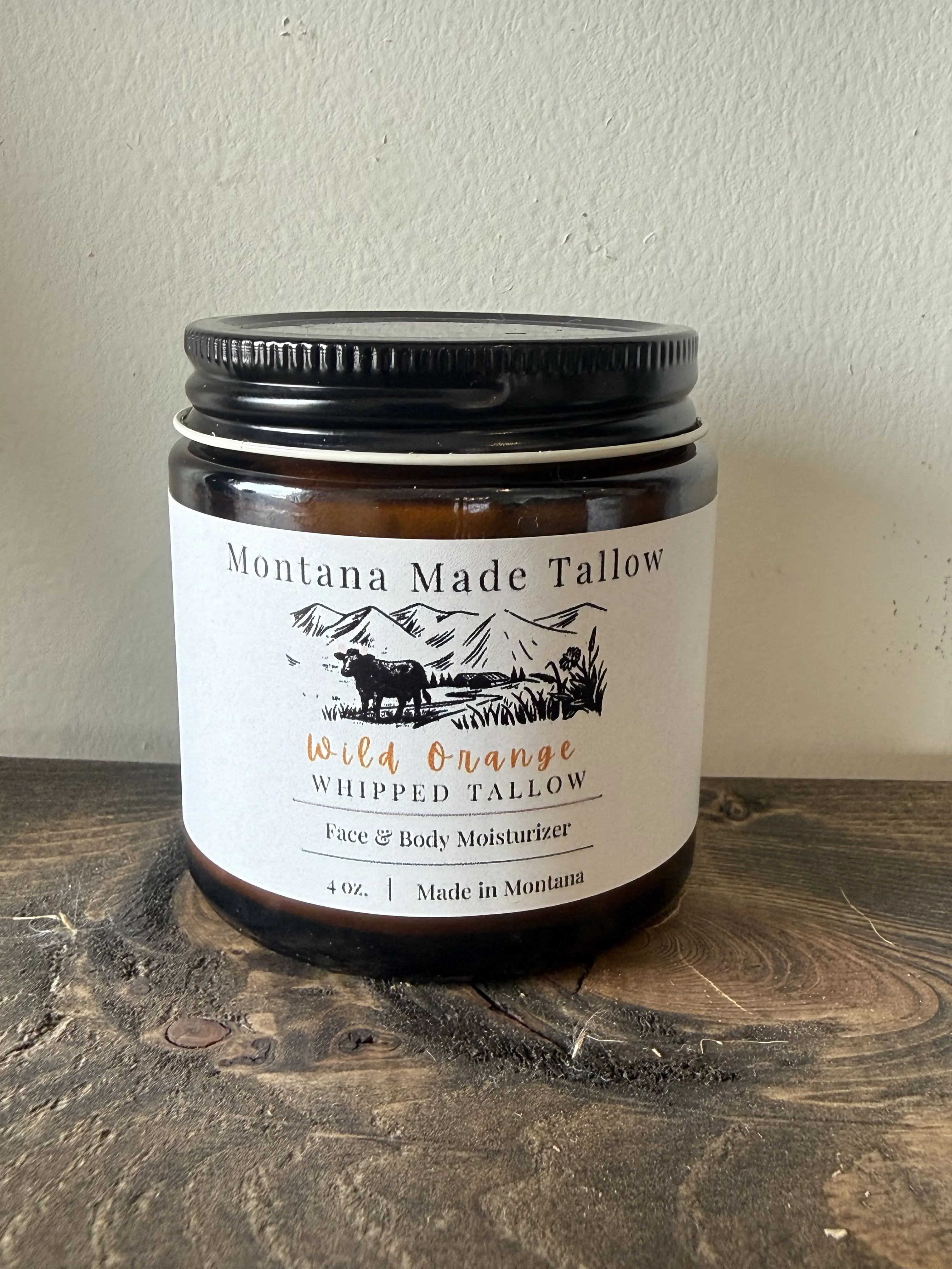 Wild Orange Whipped Beef Tallow Balm | Face & Body Moisturizer