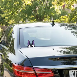 Animal cat cartoon car sticker cute cartoon car decals waterproof sticker size 4.5inch