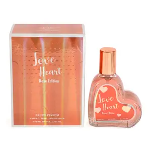 ebc Love Heart Rose Edition Spray Perfume Eau de Parfum for Women 100ml 3.4fl.oz Feminine Floral Amber Woody Scent Ideal for Daily Wear or Special Occasions
