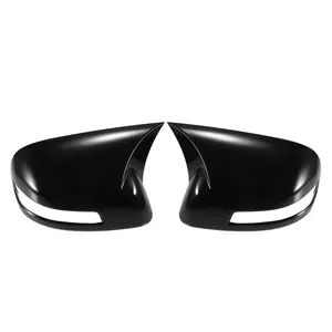 1 Pair Car Rear View Driver Passenger Side Mirror Cover Cap Overlay for Honda Civic 9th Gen 2012 2013 2014 2015 for Models with Turn Signal Light