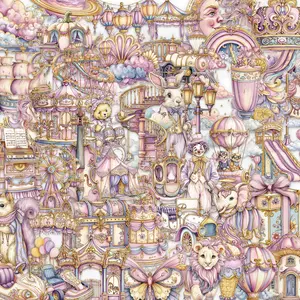 50pcs Fairy Tale Cute Stickers Cartoon Girl Dreamy Patterns for Phone Notebook Diary Toy Poster Luggage DIY Wall Decals Adhesive Cellphone