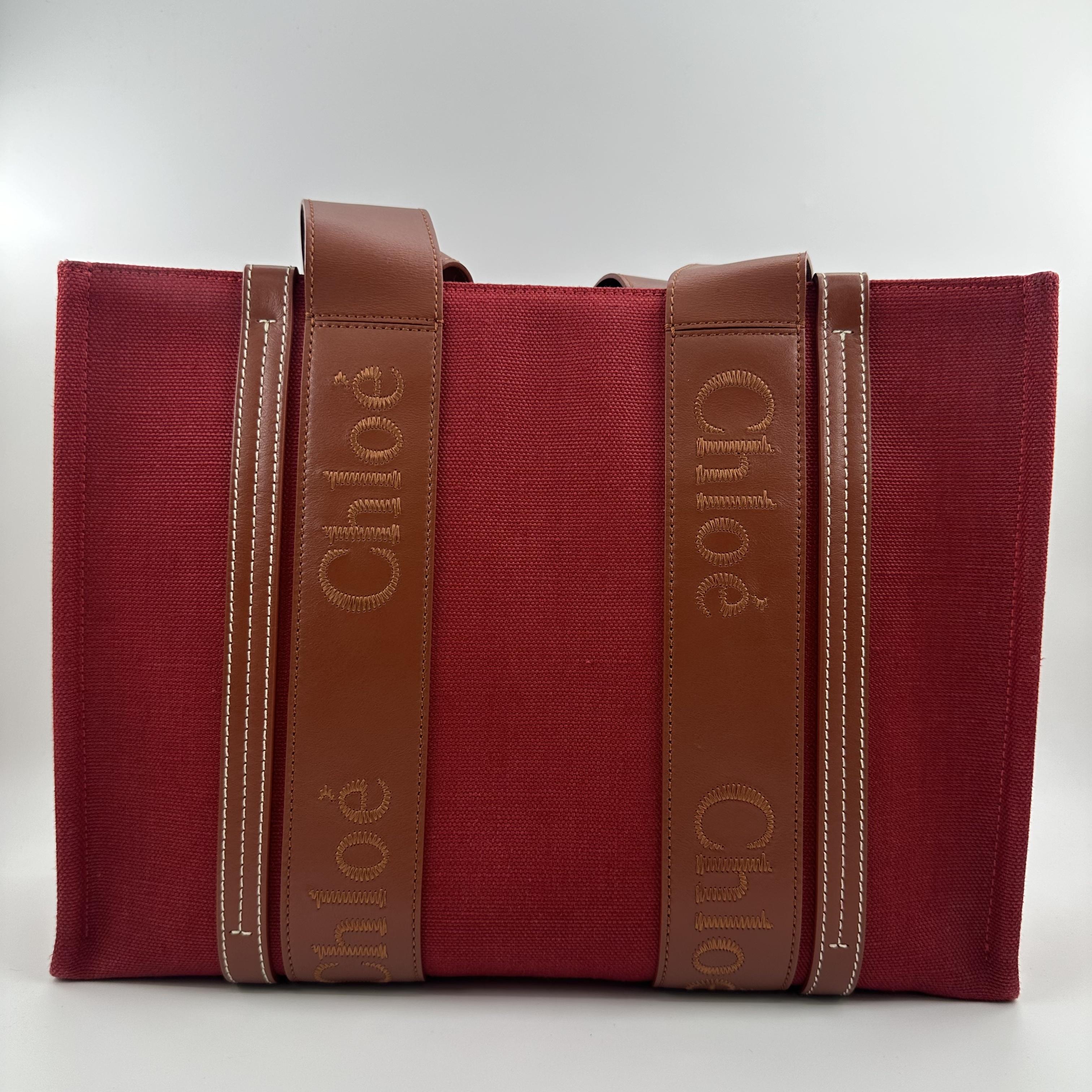 Pre-owned Chloé Chloe canvas tote handbag