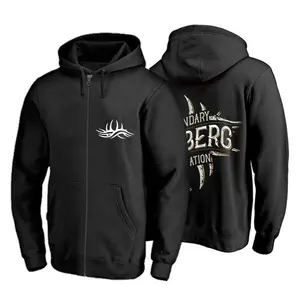 WWE Goldberg Legendary 3D Zip Hoodie - Tribal Logo Graphics - Unisex Street Casual Fall Winter Spring - Oversized Comfort Fan Merch - Men Women Wrestling Sportswear Jacket