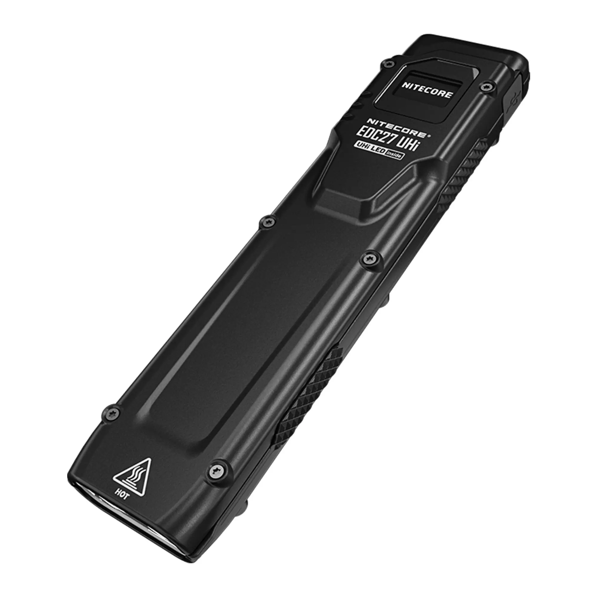 Nitecore EDC27 UHi Portable LED Flashlight - 3100-Lumen Super Bright Flashlight, Ultra Slim Flat EDC Light, USB-C Rechargeable Standard Torches for Home Improvement, Usb Rechargeable Standard Torches
