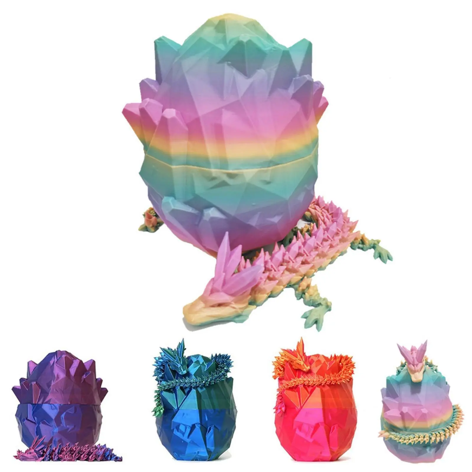 3D Printed Strange Dragon Egg Ornament, 1 Set Festival Essentials Diy Laser Engraving Dinosaur Design Spring Toy, Party, home, office Decoration, Home Decor, Mean Girls Decorations