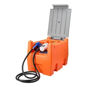 【DealsForYouDays】12V Self-Priming Electric Diaphragm Liquid Transfer Pump Kit - 8.5 GPM Flow, 26.25 ft Lift, 58 Gal Tank, 13.12 ft Hose, Automatic Nozzle for Urea Fluid Transfer