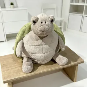 Timmy Turtle Weighted Plush Toy Soft Cuddly Anxiety Relief Stuffed Animal for Kids Adults Skin Friendly Fabric Individually Compressible Gift