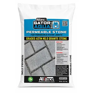Alliance Gator Aqua Rock Permeable Paver Aggregate ASTM No. 9 Granite