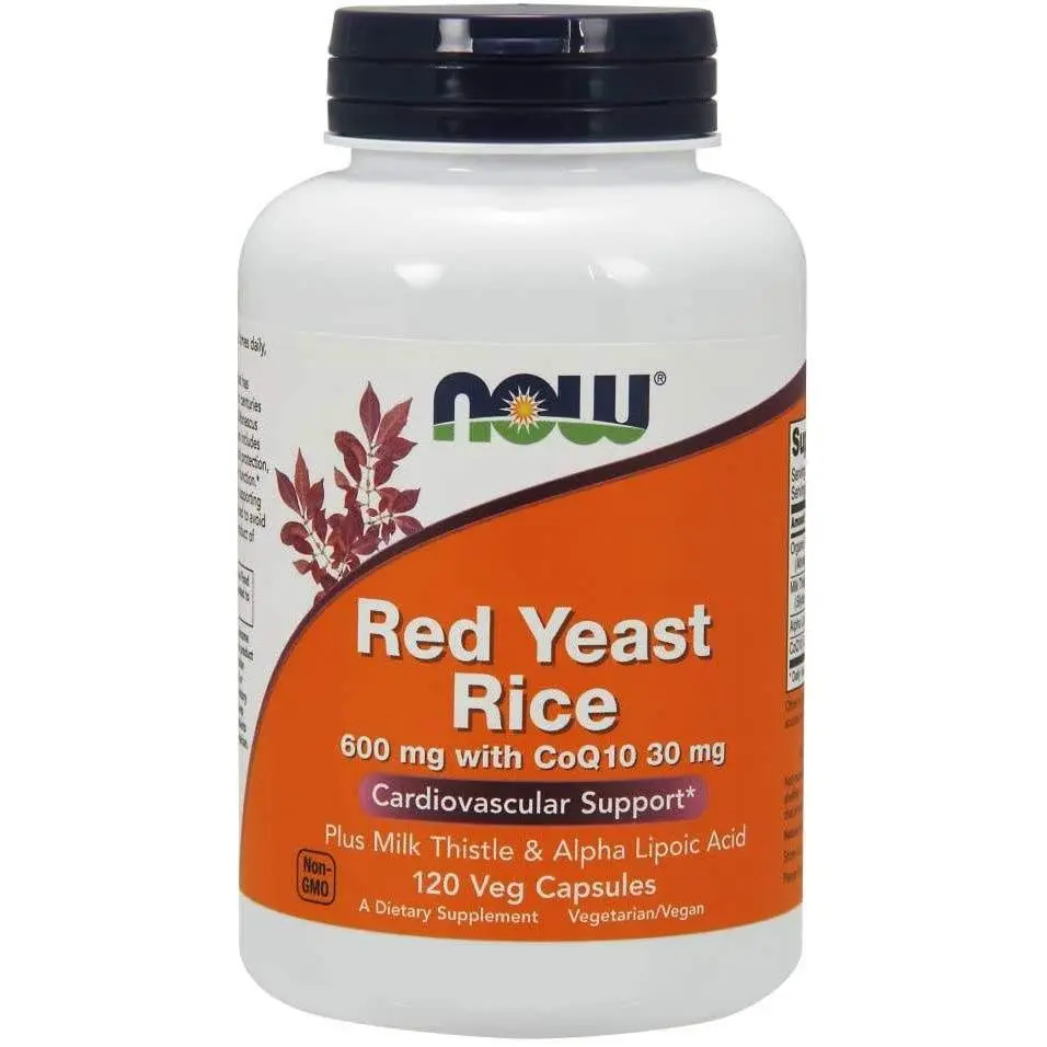 NOW Red Yeast Rice, 120 Veg Capsules