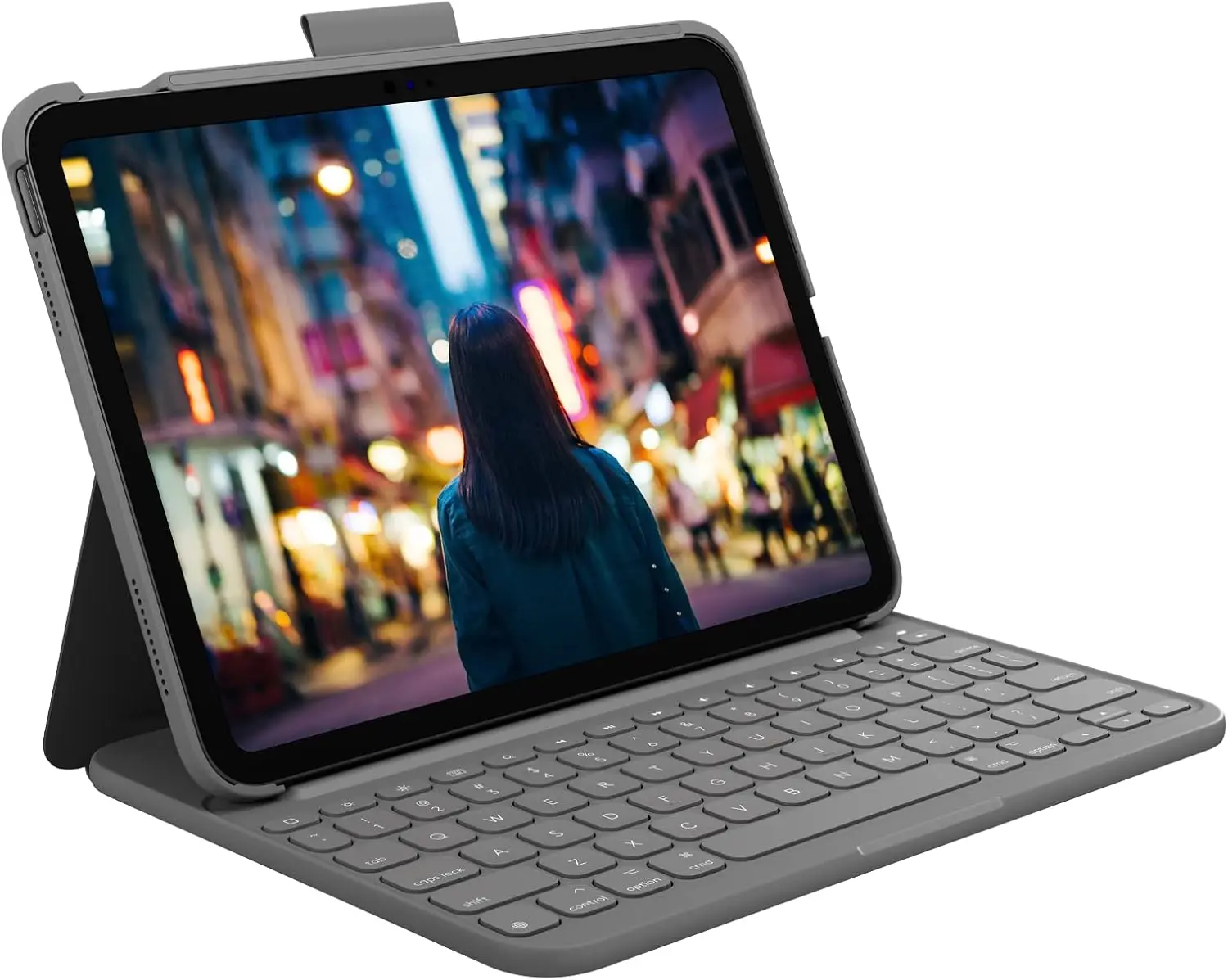 Slim Folio iPad 10th gen A16 Integrated Wireless Keyboard | Integrated Bluetooth, wireless-Used Like New