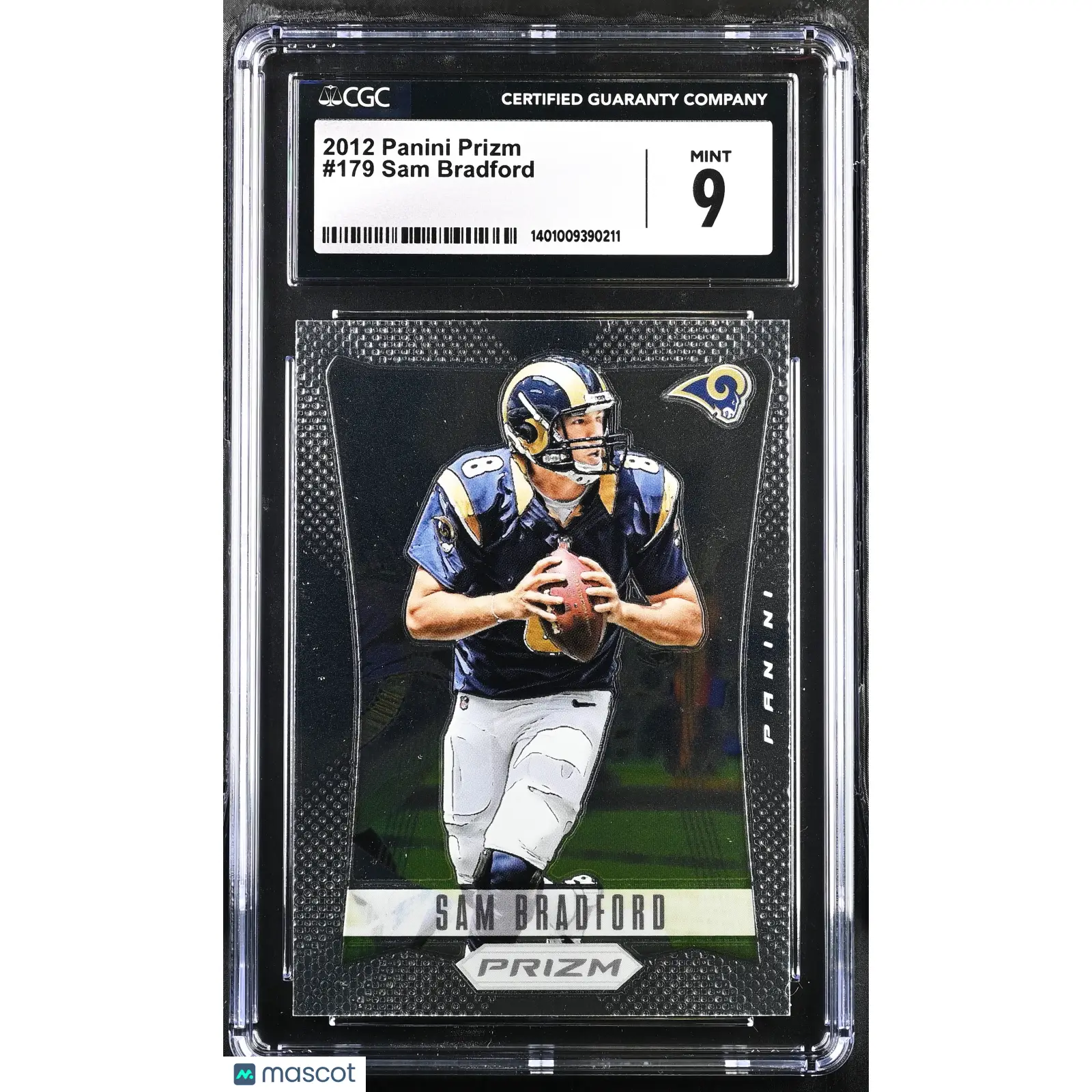 Sam Bradford CGC 2012 Prizm #179 Football 9
