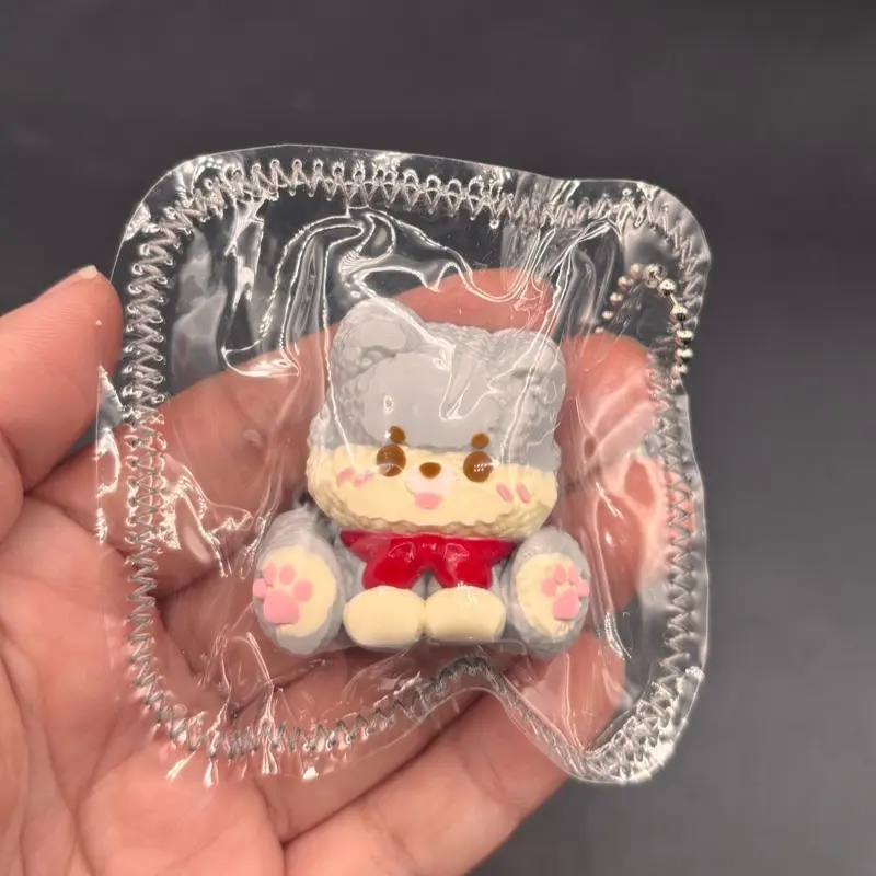 puppy cute mini keychain taba squishy