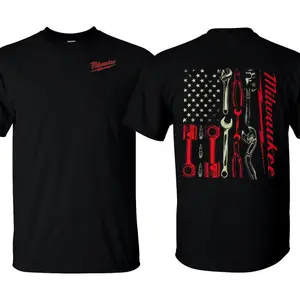 Tools USA Flag Shirt – Top Menswear Pick for Dads, Mechanics, Electricians, Tool Fans and Tradesmen – Cool Gift for Men Who Build
