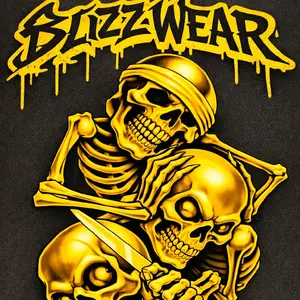 BLIZZ WEAR CUSTOM HEAT NO EVIL T SHIRT HOODIES ALL SIZES