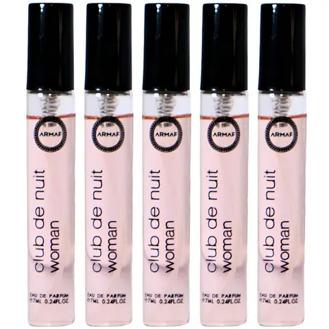 Armaf Club De Nuit 5 Pieces Fragrance Bundle for Women (5 Pieces Armaf Club De Nuit Eau de Parfum Vial Spray, 0.24 Ounce)
