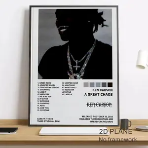 Kendall Jenner Canvas Poster, High-Quality Art Print, Waterproof Home Decor, Living Room Bedroom Wall Decoration, No Frame Included