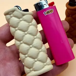 3D Print Quilted Lighter Holder - Stylish Design for BIC Lighters - Perfect for Protection and Style