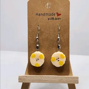 Fun Banana Slice Earrings - Unique Design Lightweight & Comfortable for Playful Outfits