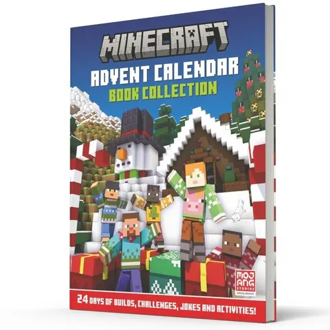 Minecraft Official Christmas Advent Calendar: 24 days of builds, challenges, jokes, and activities! A must-have for fans!