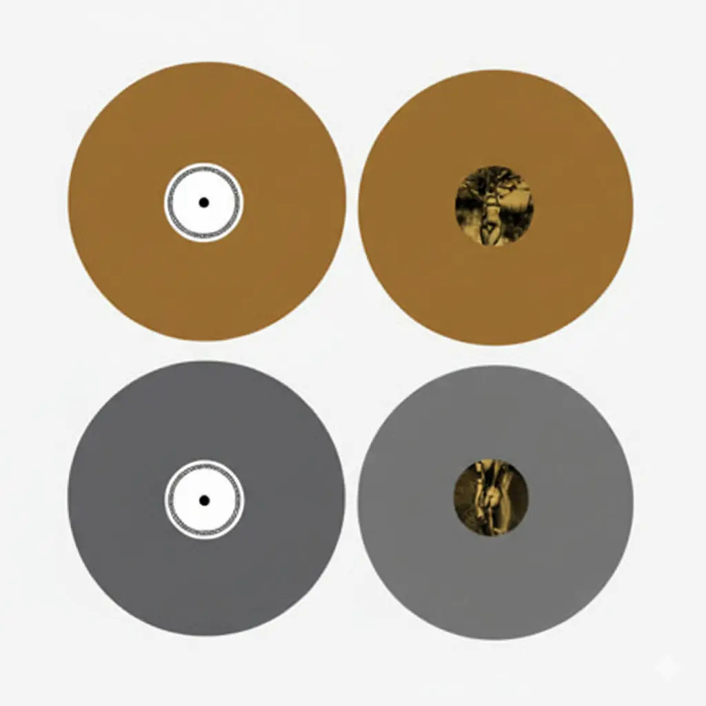 UNKLE - On A Wire Signed Gold & Silver Vinyl