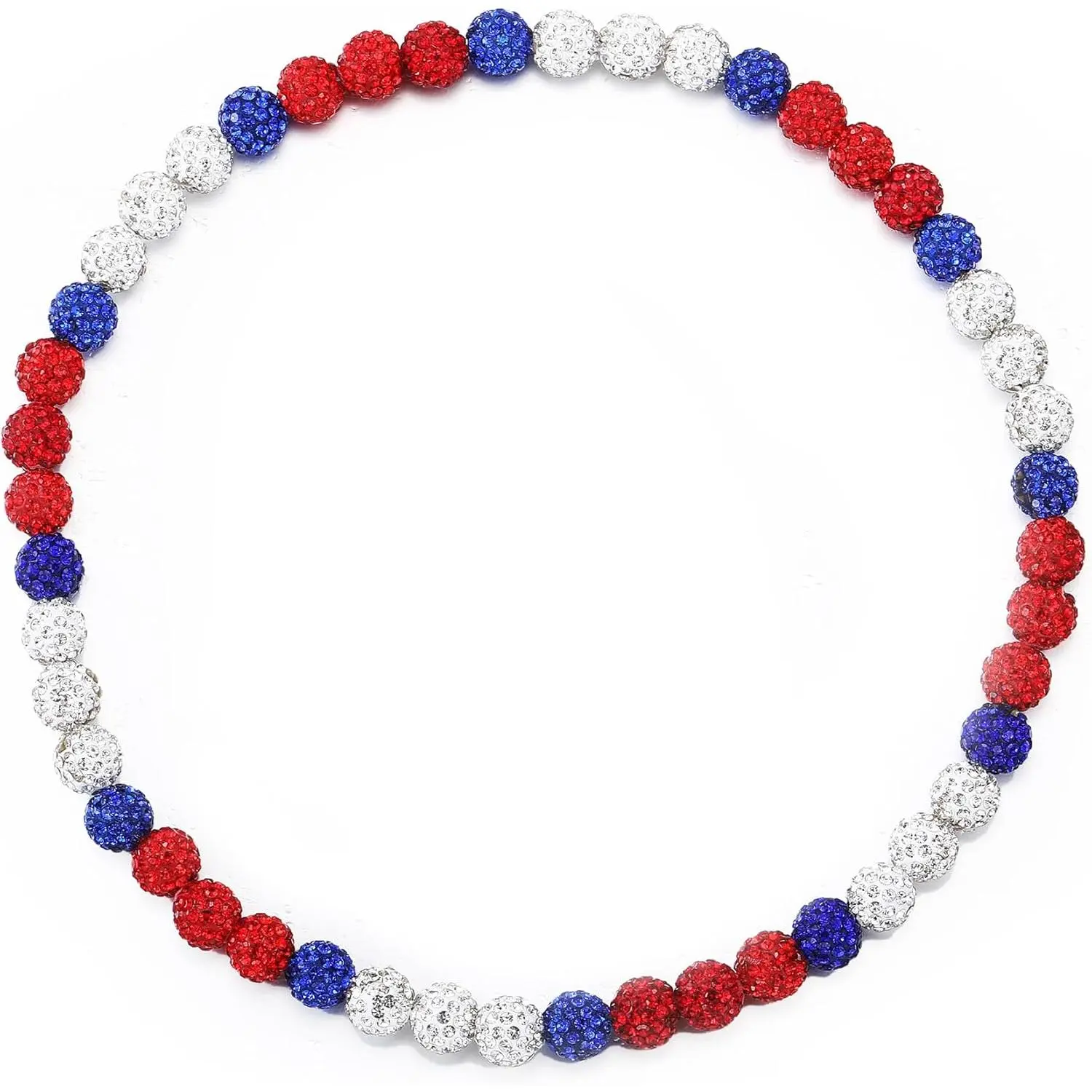 White/Bright Red/Dark Blue