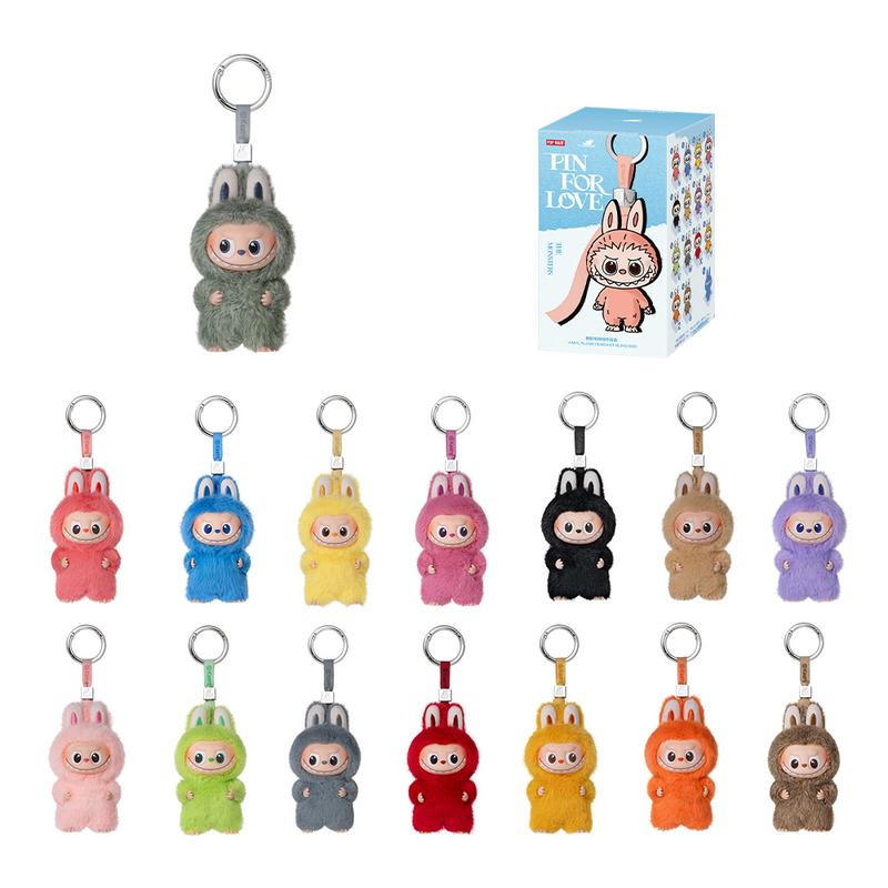 POP MART THE MONSTERS Pin for Love Series-Vinyl Plush Pendant Blind Box (N-Z), Labubu Collectible Toys, Valentine’s Day Gifts-2.0