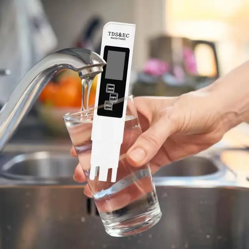 Unisex 4-In-1 Compact Multi-Function Digital Water Tester - 2026 Accurate TDS/EC/Temp Meter for Aquarium Care, Household Use (Home Supplies Party Bag Gift)
