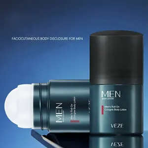 [Gentle Care] Men's Roll-On Deodorant Deodorizing Body Lotion - Refreshing Summer Scent, Anti-Sweat, Clear Fragrance, Moisturizing with Mineral Oil & Vitamin E, Lightweight Formula for Daily Use