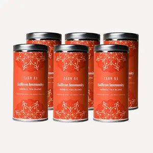 Saffron Immunity Caffeine Free Herbal Tea Blend (6 Pack Case)