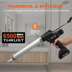 MAXXT 2-in-1 Cordless Caulking Gun 2.0AH Battery 600ml Cartridges Anti-Drip for Glue & Adhesive Portable Heavy Duty Power Tool
