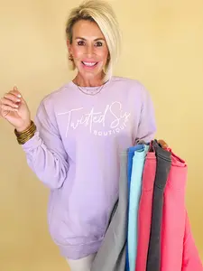Twisted sis logo sweatshirt