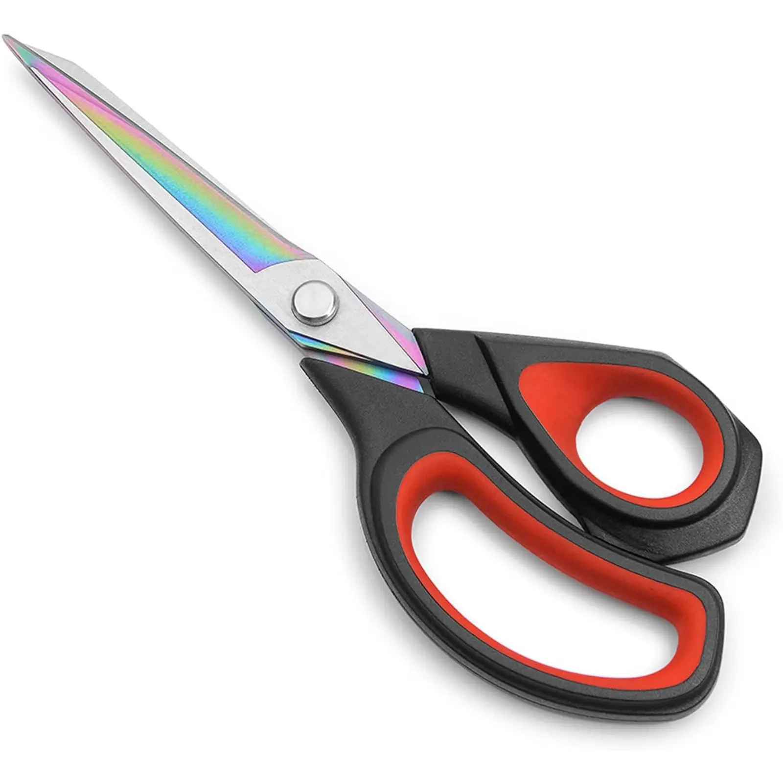 Premium Tailor Scissors, 9.5 in Heavy-Duty Forged Stainless Steel Shears with Titanium Coating, Comfort Grip Handle for Leather, Fabric Sewing and Dressmaking Tasks