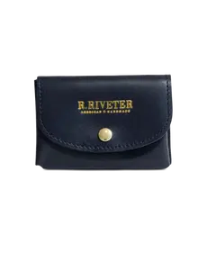 Ida Mini | Navy Leather Card Holder Wallet