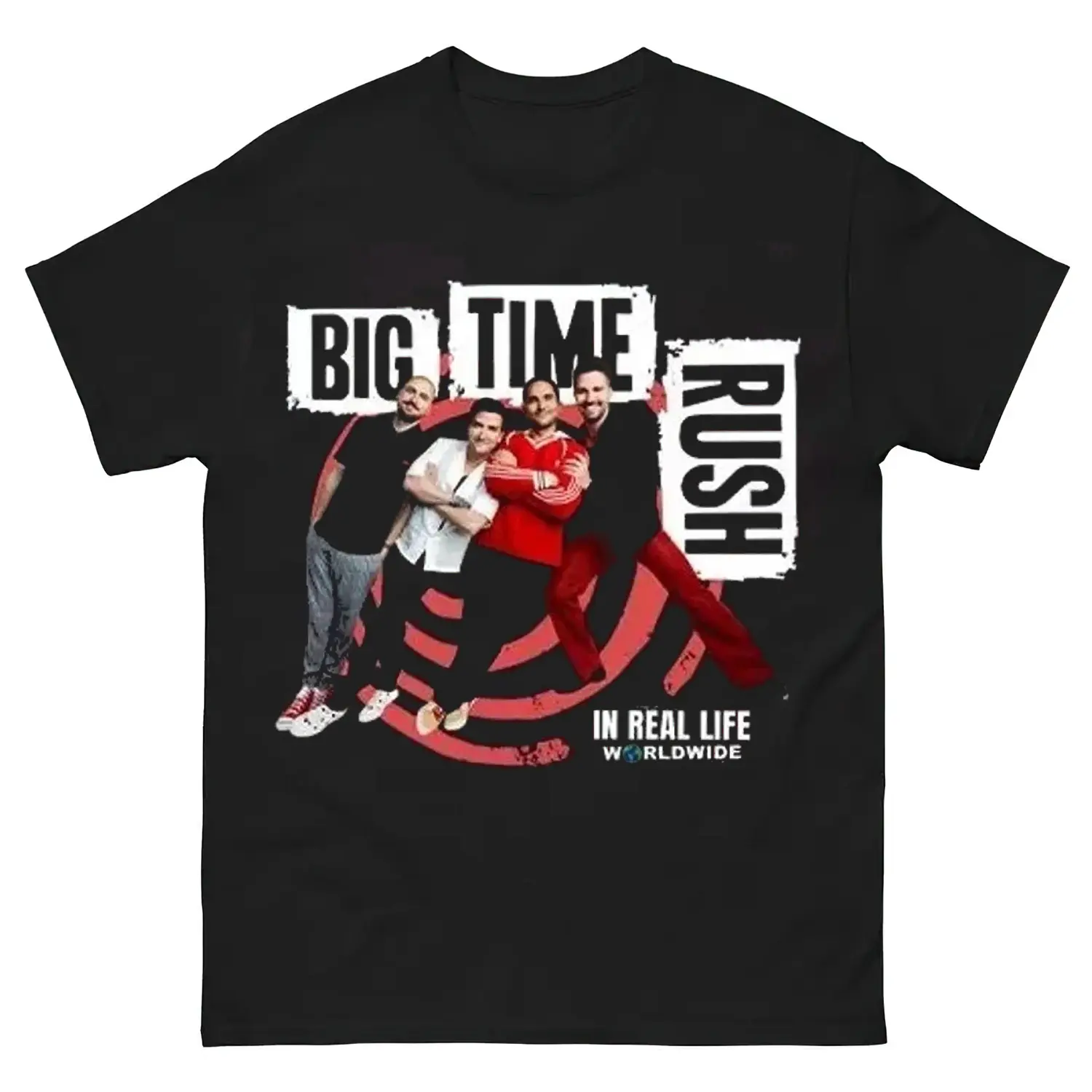 Big Time Rush BTR in Real Life Worldwide 2026 Tour T-Shirt