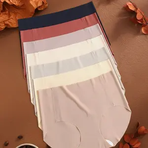 7/14 pcs No-Pinching Design, Perfect for Yoga / Gym / Running / Sport, Seamless Hipster Panties Set