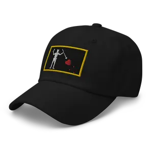 RIVEMUG NG Blackbeard Pirate Flag Curved Bill Embroidered Cap Relaxed Fit Low Crown Adjustable Dad Hat