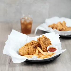 [3,000 sheets] 18" x 18" Grease Resistant Deli Wrap / Paper Liner Sheets, White