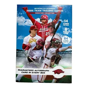 University of Arkansas 2025 Baseball officially Licensed Trading Cards