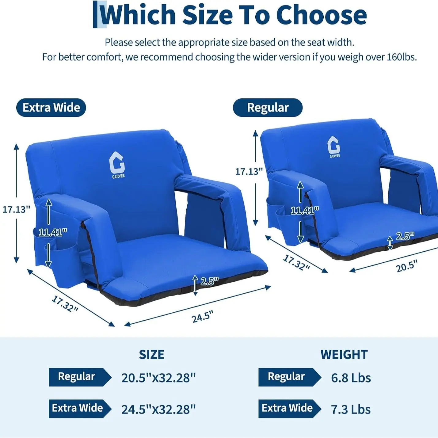 Blue-Extra Wide