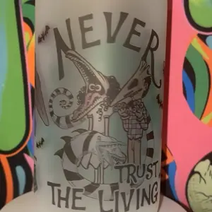 Beetlejuice Tumbler - 16oz - Perfect for your drink - Bottle, Drinkware