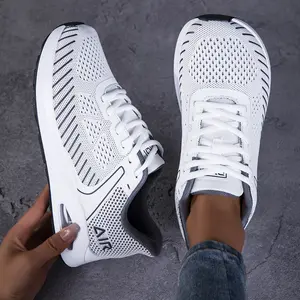 Women's Wide Toe Box Slip-On Air Cushion Casual Sneakers Ergonomic Arch Support Insole Breathable Lightweight Comfortable All Match Walking Sports Shoes for Wide Feet Ladies Daily Wear