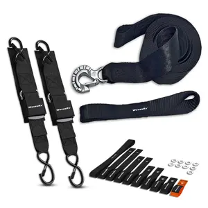 SOFT LOOP CLEATS (7PK) + 12' WINCH STRAP + 24" TRANSOM TIE-DOWN STRAPS (2PK)
